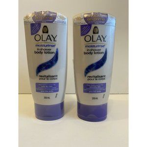 2 X Olay Moisturinse In Shower Body Lotion 8.4 Oz Extra Dry Skin w Body Wash